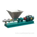 Hopper Funnel sludge single screw pump